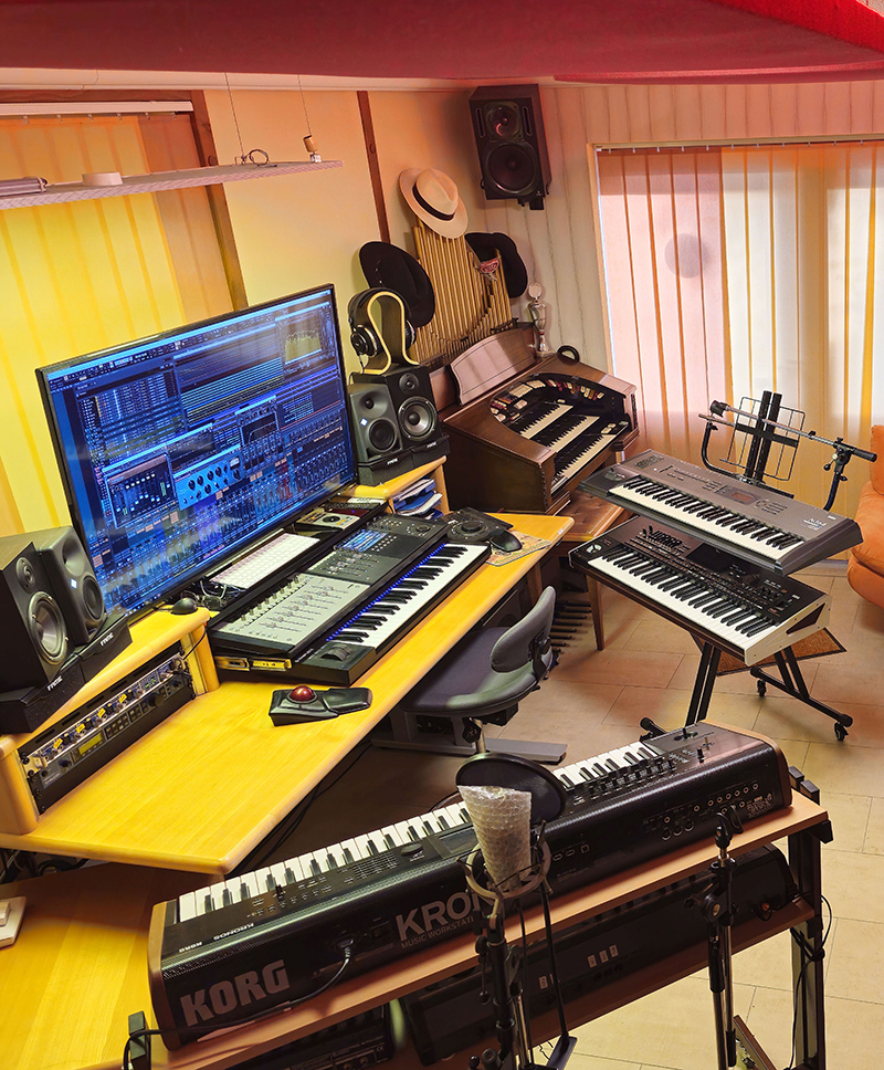 Raum B im Recordingstudio Mittweida